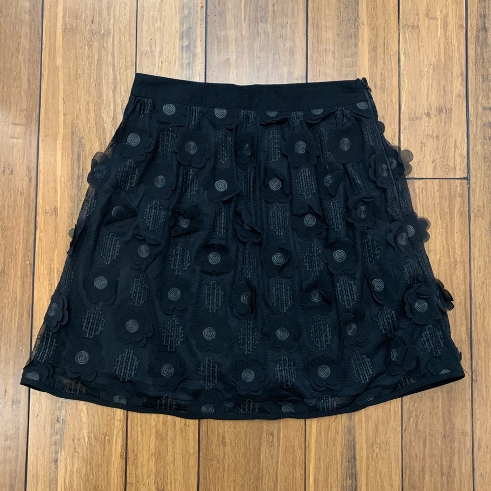 NWT Alya Floral Black Skirt